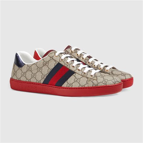 gucci shoes ace gg supreme|Gucci supreme high top sneakers.